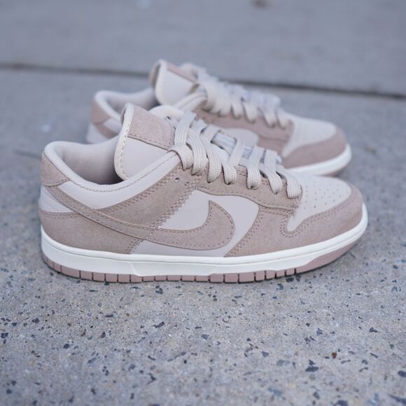 Nike Dunk Low Sandrift Hemp Sail W7 Leather Suede Beige Sneaker FD0873-126 - Picture 7 of 10